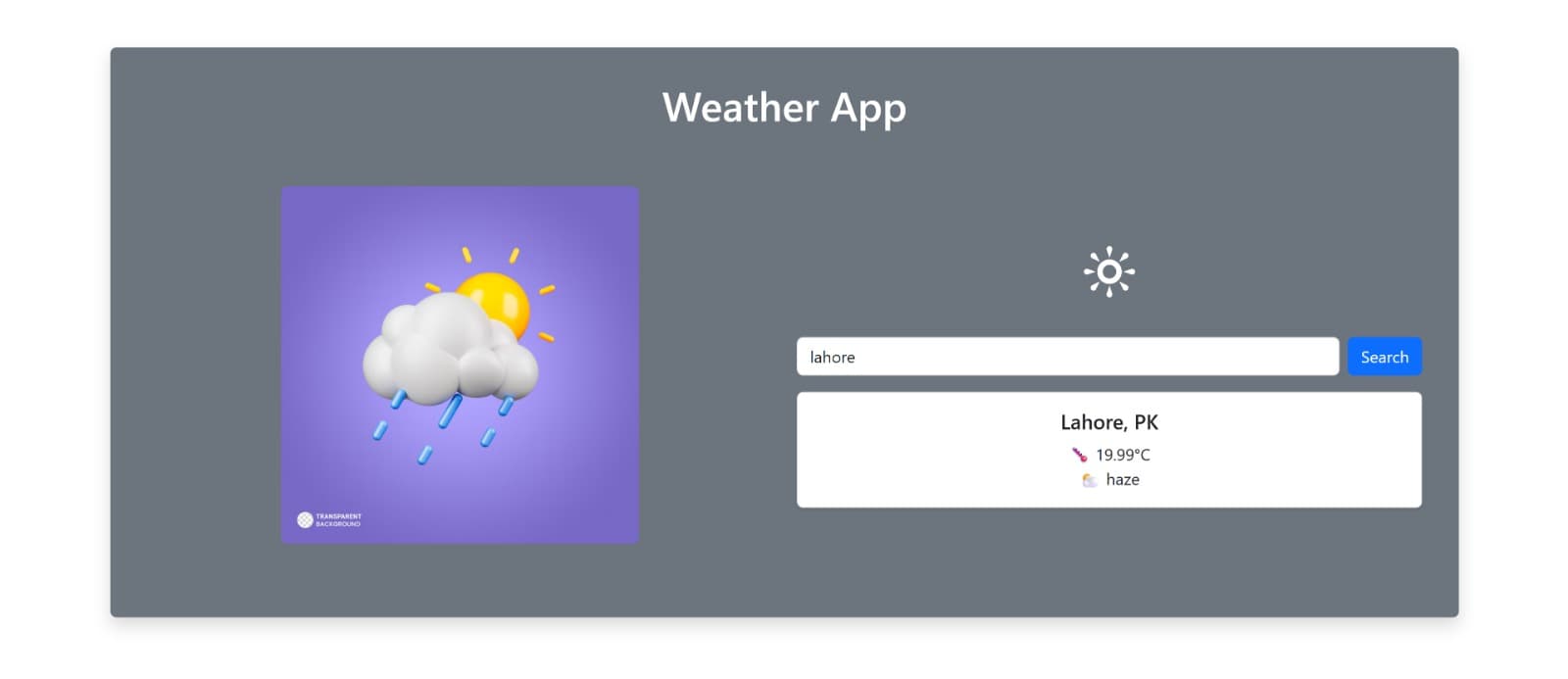 Weather App